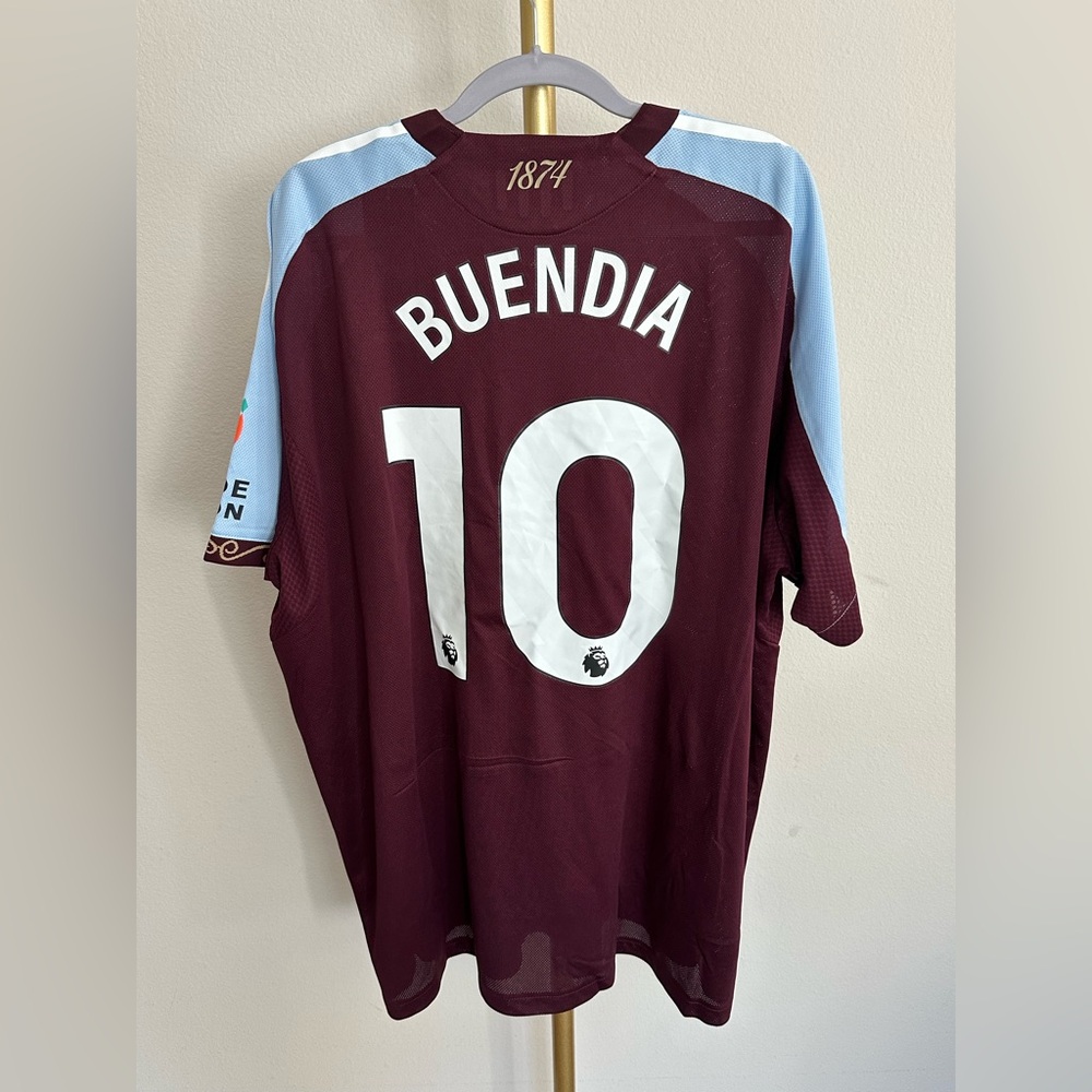 Adidas Aston Villa Home Jersey Buendia #10